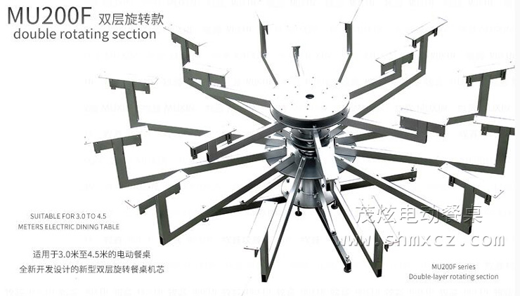 豪華電動餐桌電動機芯