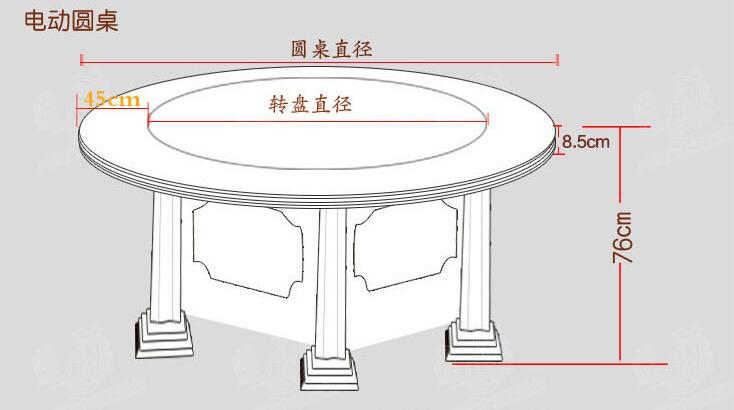 電動餐臺轉(zhuǎn)盤機芯