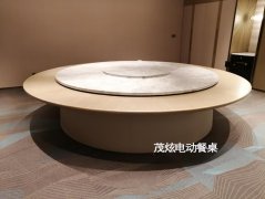 電動餐桌安裝示意圖,茂炫餐桌轉盤安裝步驟圖